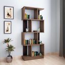 'home by Nilkamal Book Shelf | Checkers Engineered Wood 4 Tier Open Bookshelf | 1 Year Warranty | Book Shelf for Home Library, Book Shelf for Home, Book Shelf for Wall, Book Shelf for Home Decor,...