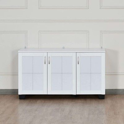 @home by Nilkamal Caren Engineered Wood Medium Shoe Cabinet