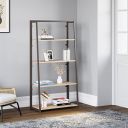 @home by Nilkamal Checkers Book Shelf (Astrid 4 Tier, Light Oak)...
