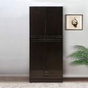 @home by Nilkamal Cleopatra Engineered Wood 2 Door Wardrobe in Wenge finish...