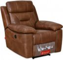 @Home by nilkamal Delp Half-leather Powered Recliner...