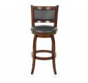 @home By Nilkamal Grant Bar Stool with Swivel (Dark Expreso)...