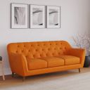 @home By Nilkamal Jennifer Pine Wood 3 Seater Sofa  ...