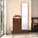 @home By Nilkamal Mindy Dresser with Mirror (Walnut)...