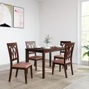 home by Nilkamal Peak 4 Seater Solid Wood Dining Table Set...