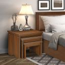 @home by Nilkamal Remington Nesting Table 3 Pieces (Classic Walnut)...