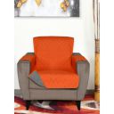 @Home by Nilkamal Solid Polyester 1 Seater Sofa Cover ...