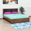 @home by Nilkamal Sterling Upholstered Headboard Bed Without Storage (King)...