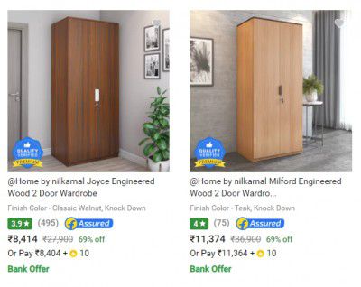 Home By Nilkamal Wardrobes up to 69% off