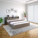 @Home by Nilkaml Torrie Engineered Wood King Bed with Headboard  ...