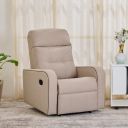 [Extra Rs.8499 OFF] Home Centre 1 Seater Helios Toledo Fabric Recliner| Fabric Recliner| (Beige) |1 Year Warranty...