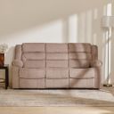 Home Centre 3 Seater Cairo Fabric Recliner| Fabric Recliner| (Beige) |2 Year Warranty...