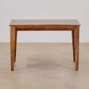 Home Centre 4 Seater Helios Amora Mango Wood Dining Table | Mango Wood Dining Tables (Brown) 1 Year Warranty...