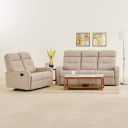Home Centre 5 Seater Helios Toledo Fabric Recliner| Fabric Recliner| (Beige) |1 Year Warranty...