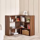 Home Centre | Addison Open Book Shelf | Engineered Wood | Brown | 1 Year Warranty...