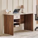 Home Centre | Addison Study Desk with Drawer | Engineered Wood | Brown | 1 Year Warranty...