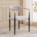 Home Centre Agatha Fabric Accent Chair - Cream...