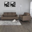 Home Centre Allen Brown 3+2 Seater Sofa Set...