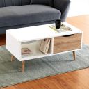 Home Centre Alora White Engineered Wood Coffee Table...