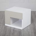 Home Centre Alps Left Night Stand (White)...