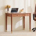 Home Centre | Amanda Acacia Wood Study Desk with Drawer | Solid Wood | Brown | 1 Year Warranty...