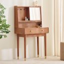 Home Centre | Amanda Dresser Mirror with Drawer | Acacia Wood | Acacia Solid Wood | Brown | 1 Year Warranty...