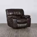 Home Centre Apollo Solid One-Seater Recliner - Brown...