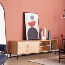 Home Centre ARC Brown Engineered Wood TV Bench Unit...
