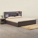 Home Centre Arvis Monaco Engineered Wood King Bed with Box Storage - Brown...