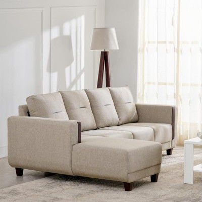 Home Centre BERRY 3 STR SOFA with LEFT CHAISE - NEW BEIGE
