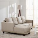 Home Centre BERRY 3 STR SOFA with LEFT CHAISE - NEW BEIGE...