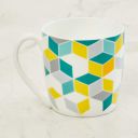 Home Centre Bone China Heva Conran Geometric Print Mug - 1 Piece...
