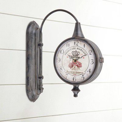 Home Centre Casablanca Metal Wall Clock - 32.5x38.5cm