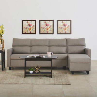 Home Centre Helios Clary Fabric 3-Seater Right Corner Sofa