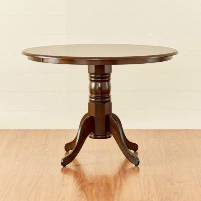 Home Centre Cleo Rubber Wood Round 4-Seater Dining Table