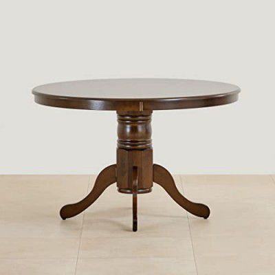 Home Centre Cleo Rubber Wood 6-Seater Dining Table - Brown