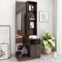 Home Centre Clover Engineered Wood Dressing Table with Mirror, Walnut...