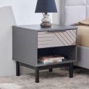 Home Centre Connect Night Stand - Slate Grey...