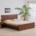 Home Centre Denis King Bed |Solid Wood King Bed| (Brown) |1 Year Warranty...