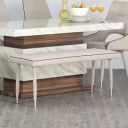 Home Centre Dining Bench Antonio Polyester Fabric 1 Dining Bench | Polyester Fabric Dining Benches | 1 Year Warranty...