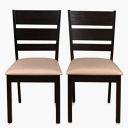 [Extra Rs.4349 OFF] Home Centre Dining Chair Montoya Rubber Wood 2  (Brown) 1 Year Warranty...