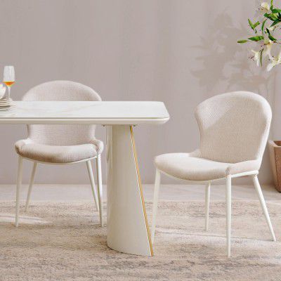 Home Centre Dining Chair Senorita Mild Steel 2 Cushion Dining Chairs 1 Year Warranty