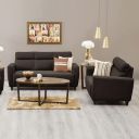 Home Centre Emily 5 Seater Fabric Sectional Sofa Set (Brown)...