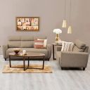 Home Centre Emily Fabric 5 Seater Sectional Sofa Set (Beige)...