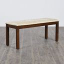 Home Centre Harmony Sia Fabric Dining Bench - Grey...