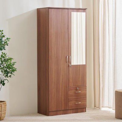 Home Centre Helios Alton 2-Door Wardrobe with Mirror and Drawer