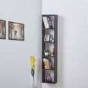 Home Centre | Helios Alton Arvis 5-Tier Book Shelf | for Books and Home Decor | Brown...