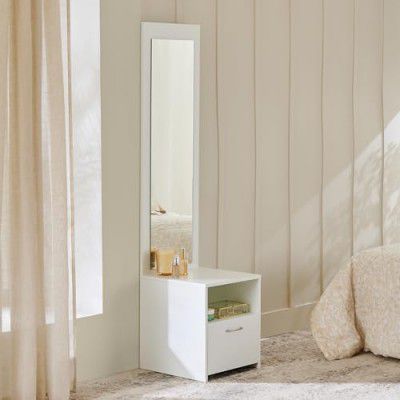 Home Centre Helios Alton Dresser Mirror with Drawer - White
