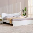 Home Centre | Helios Alton | Engineered Wood | King Beds | White | 1 Year Warranty...
