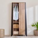 Home Centre Helios Amberly 2-Door Wardrobe - Brown...